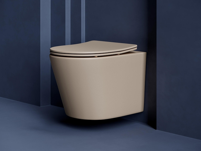 Унитаз с инсталляцией DIWO Ceramicanova Balearica Rimless CN6000MC + DIWO 4501 с сиденьем Микролифт с клавишей смыва цвет Глянцевый белый