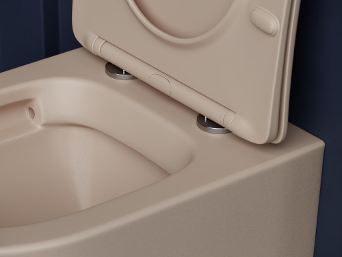 Унитаз с инсталляцией DIWO Ceramicanova Balearica Rimless CN6000MC + DIWO 4501 с сиденьем Микролифт с клавишей смыва цвет Глянцевый белый