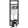 Инсталляция WasserKRAFT Dinkel 58TLT.010.ME.PB01 для унитаза с клавишей смыва Черный глянец