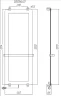 Электрический полотенцесушитель Allen Brau Infinity 120x44 00305020 цвет Черный