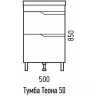 Тумба под раковину Corozo Теона 50 Z2 SD-00001511 Белая