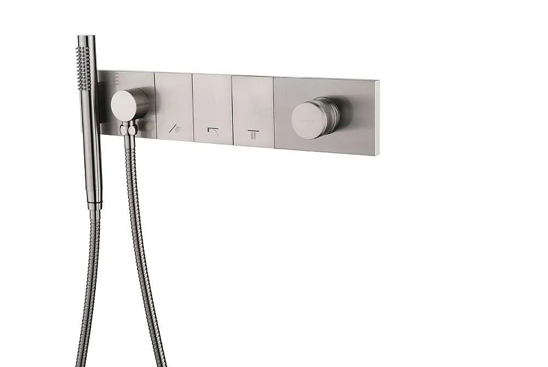 Смеситель для душа Boheme Zodiac 132-SYS-NB цвет Брашированный никель