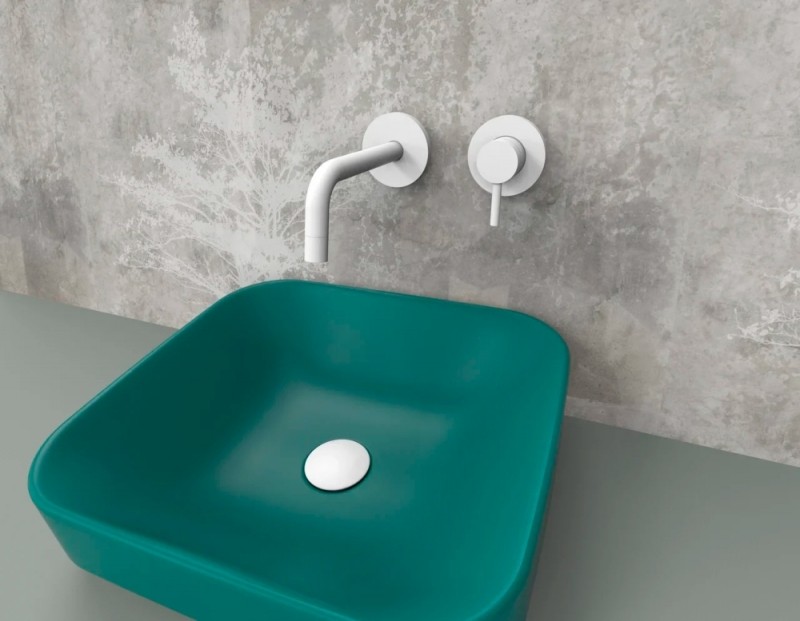 Смеситель для раковины Paffoni Light LIG007BO70 Белый матовый встраиваемый