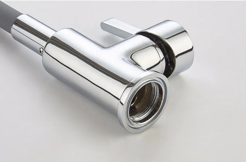 Смеситель для кухни Ledeme Rainbow 4898-9L Хром Серый