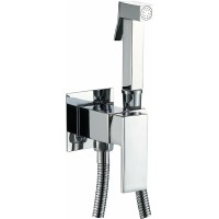 Гигиенический душ со смесителем Haiba HB5512 Хром латунь на стену