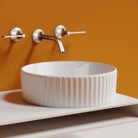 Раковина-чаша Ceramicanova Element 36 CN6057 Белая глянцевая фарфор накладная