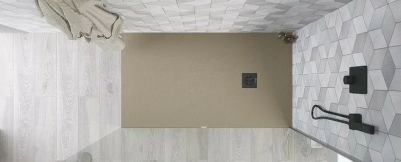 Душевой поддон из искусственного камня Excellent Arda 180x90 BREX.1503.180.090.CAN Капучино