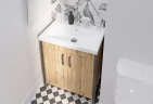 Тумба под раковину 1MarKa Grunge Loft 70Н Ц0000008499 Дуб вотан МДФ / ЛДСП
