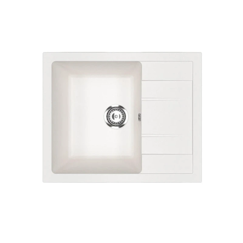 Кухонная мойка Ulgran Classic U-607-341 цвет Ультра-белый