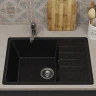 Кухонная мойка Uperwood ECON UPD-506-004 60 4910201242 цвет Черный оникс
