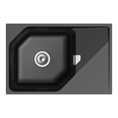 Кухонная мойка Rivelato Locus LS-75 nero цвет Черный