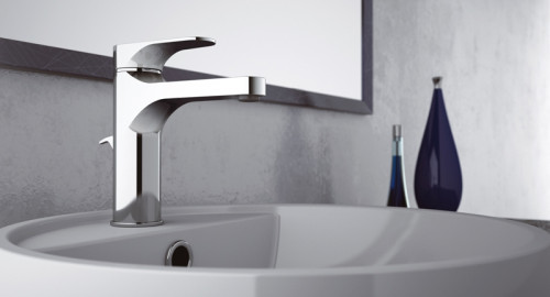 Смеситель для раковины Remer Class Line L10L Хром на столешницу