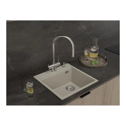 Кухонная мойка Rivelato Tesoro 50 TR-505-R topazio цвет Топаз