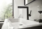 Смеситель для раковины Hansgrohe Finoris 76063670 Черный матовый латунь