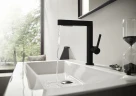 Смеситель для раковины Hansgrohe Finoris 76063670 Черный матовый латунь