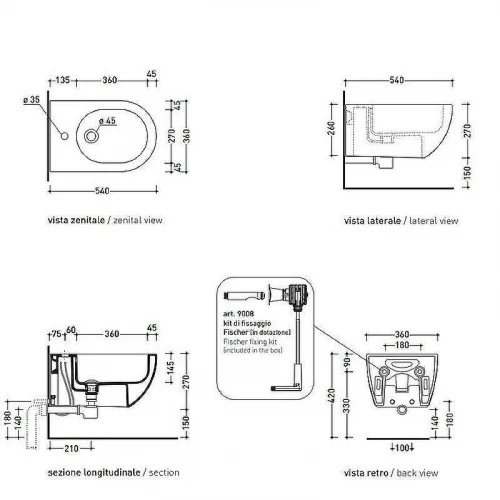 Flaminia App AP218.7037 подвесное