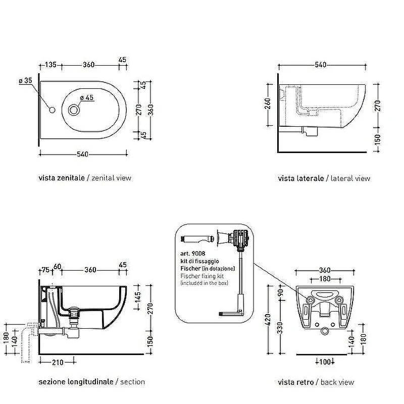 Flaminia App AP218.7037 подвесное