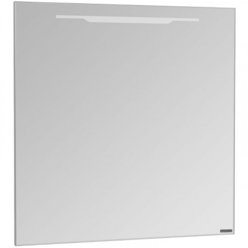Зеркало Aquaton Дакота 80 1A203102DA010 с подсветкой Белое с выключателем МДФ / ЛДСП, стекло