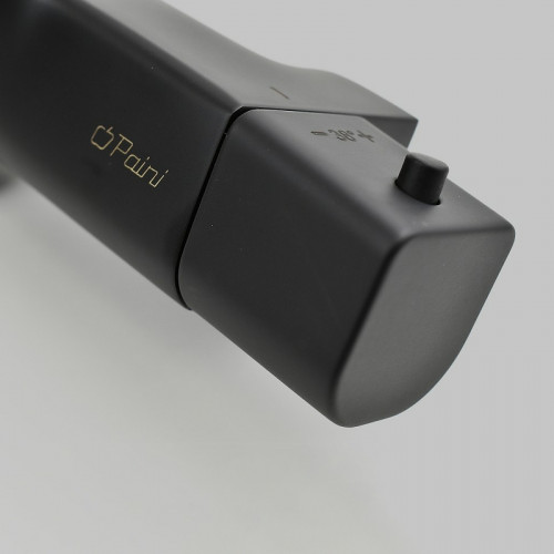 Смеситель для ванны Paini Nove 09YO111TH с термостатом Черный матовый