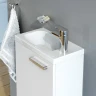 Раковина Ravak Chrome 40 R XJGP1100000 Белая искусственный камень (литьевой мрамор) подвесная, полувстраиваемая
