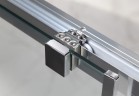Душевой уголок Cezares Lux Soft AH-1 120x200 профиль Хром стекло прозрачное