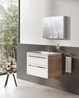 Раковина Ravak Chrome 60 XJG01160000 Белая искусственный камень (литьевой мрамор) полувстраиваемая