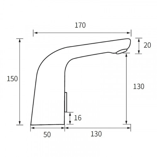 Смеситель для раковины ESKO SNR 26 Хром