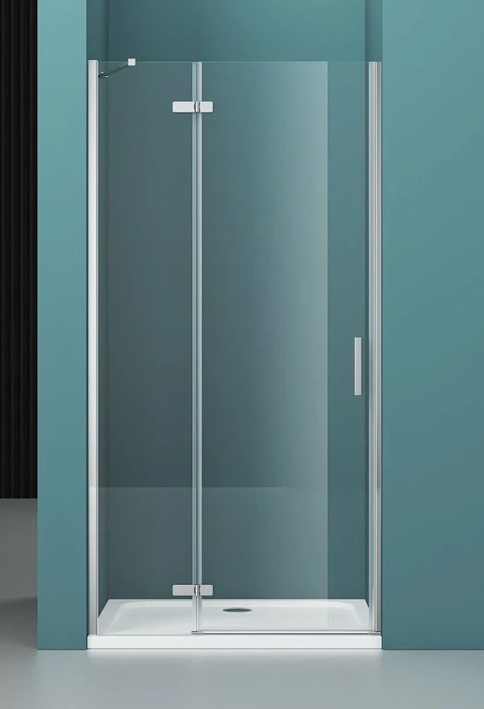 Душевая дверь BelBagno Kraft 120 KRAFT-B-12-60/60-C-Cr-L профиль Хром стекло прозрачное