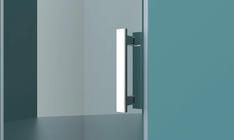 Душевая дверь BelBagno Kraft 120 KRAFT-B-12-60/60-C-Cr-L профиль Хром стекло прозрачное