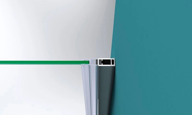 Душевая дверь BelBagno Kraft 120 KRAFT-B-12-60/60-C-Cr-L профиль Хром стекло прозрачное