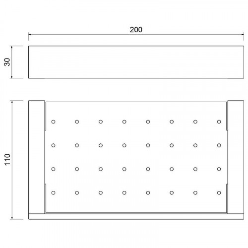 Металлическая полка Timo Petruma 15222/18 Черное золото