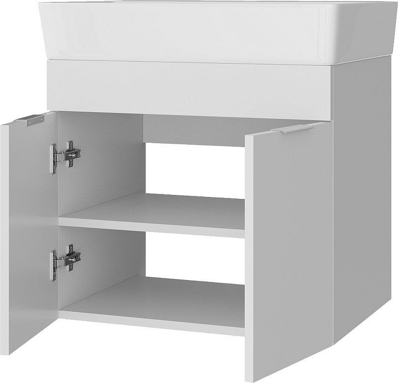 Тумба с раковиной DIWO Анапа 60 TR-672628 подвесная цвет Белый