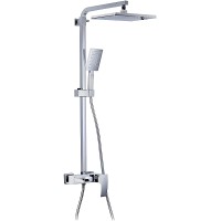 Душевая система Gappo G2407-30 Хром Белый латунь на стену