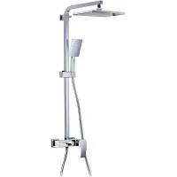 Душевая система Gappo G2407-30 Хром Белый латунь на стену