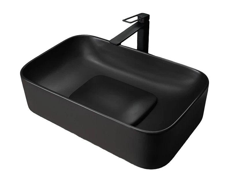 Раковина-чаша Gid Geometrico Bm9598 61 53365 цвет Черный матовый