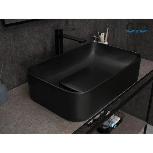 Раковина-чаша Gid Geometrico Bm9598 61 53365 цвет Черный матовый