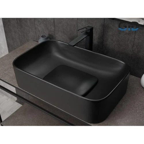 Раковина-чаша Gid Geometrico Bm9598 61 53365 цвет Черный матовый