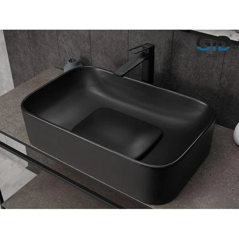 Раковина-чаша Gid Geometrico Bm9598 61 53365 цвет Черный матовый