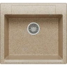 Кухонная мойка Polygran Argo-560 №302 575837 Песочная искусственный камень (литьевой мрамор) встраиваемый