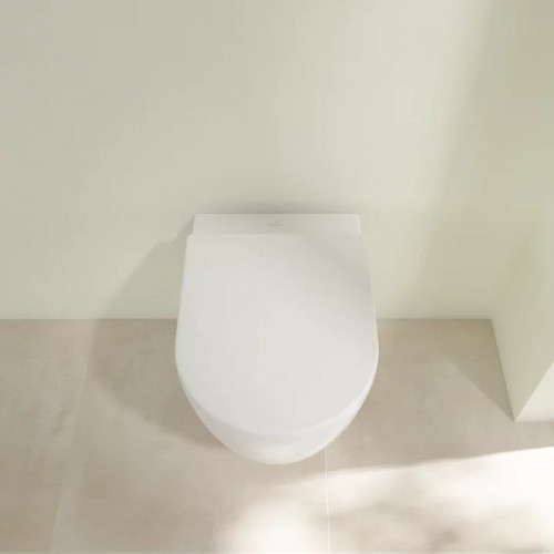 Унитаз Villeroy&amp;Boch Avento 5656HRR1 подвесной с сиденьем Микролифт