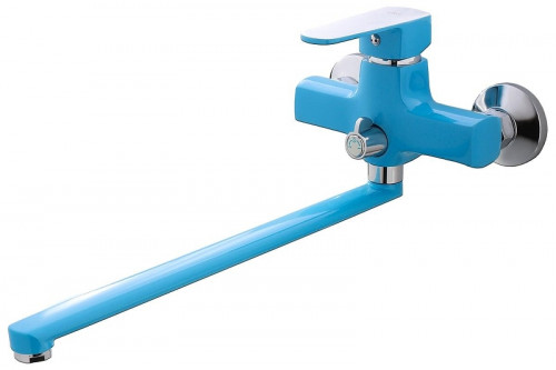 Смеситель для ванны Ekko E22304 универсальный цвет Хром Синий