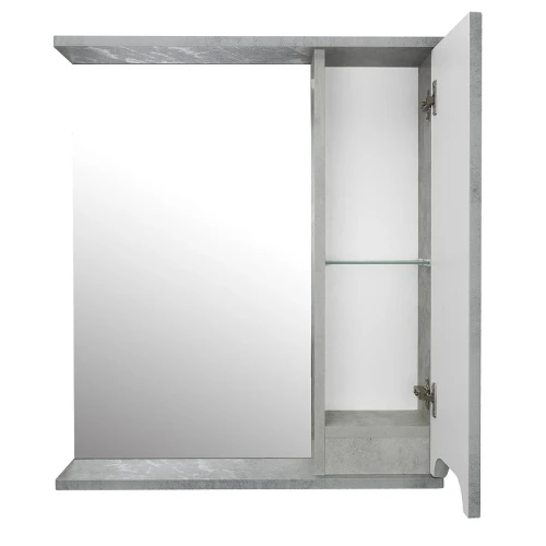 Зеркало со шкафом Loranto Florena 60 R CS00086984 цвет Светлый бетон