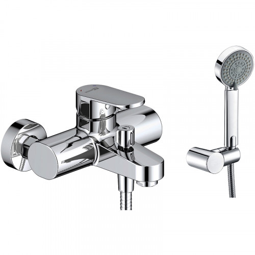 Смеситель для ванны WasserKRAFT Donau 5301 Хром латунь на стену