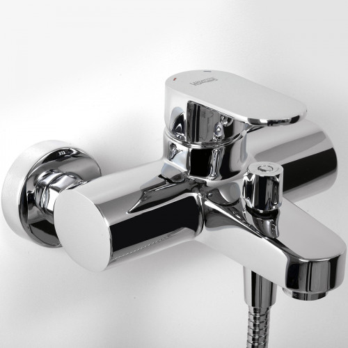 Смеситель для ванны WasserKRAFT Donau 5301 Хром латунь на стену