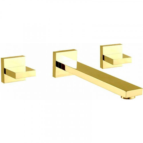 Смеситель для раковины Cezares Unika UNIKA-BLI3-03/24 Золото латунь встраиваемый