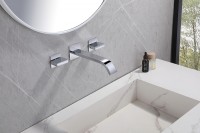 Смеситель для раковины Abber Wasserfall AF8612 Хром латунь встраиваемый