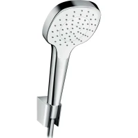 Душевой гарнитур Hansgrohe Croma Select E 26424400 Хром Белый пластик на стену