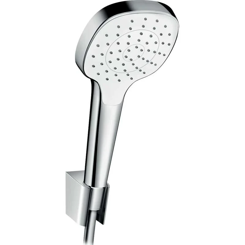 Душевой гарнитур Hansgrohe Croma Select E 26424400 Хром Белый пластик на стену