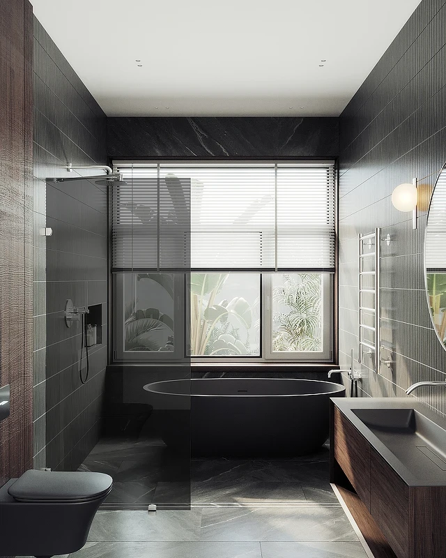 Душевая перегородка Maybah Glass MGD-276-4 990x1950 коннектор стена-стекло Хром глянцевый стекло графитовое