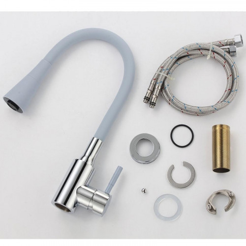 Смеситель для кухни Savol S-3002AM04 цвет Хром Серый